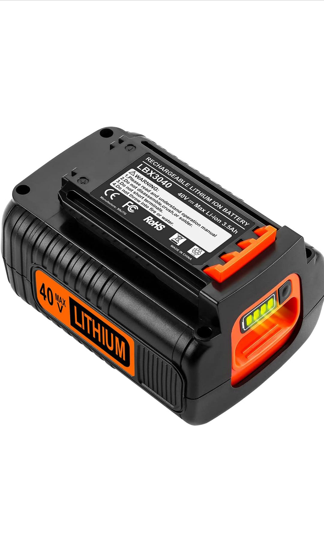 energup 40Volt Max 3A Replacement for Black and Decker 40V Battery