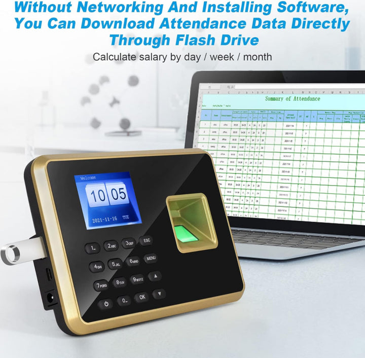 Jian Boland Fingerprint Time Clocks for Employees