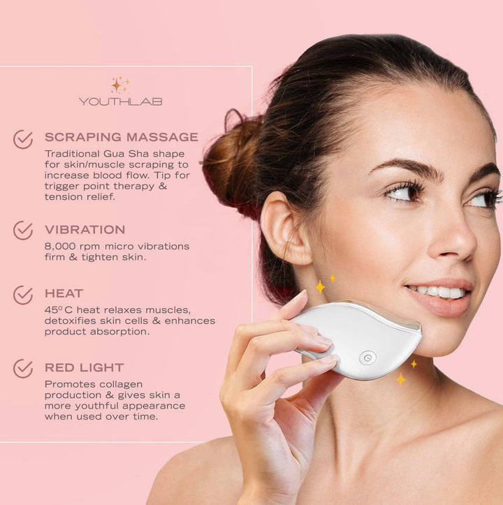 YouthLab ProSculpt Gua Sha, The Ultimate Skin ScrapingMassage Tool