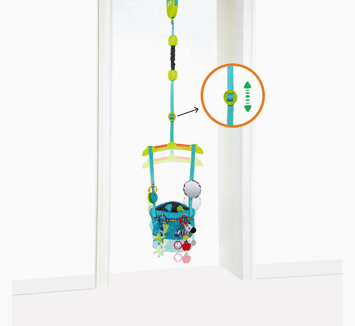 Bright Starts Bounce 'n Spring Deluxe Door Jumper for Baby with Adjustable Strap