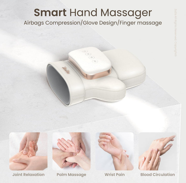 zaza Electric Hand Massager ｗith Heat and Compression