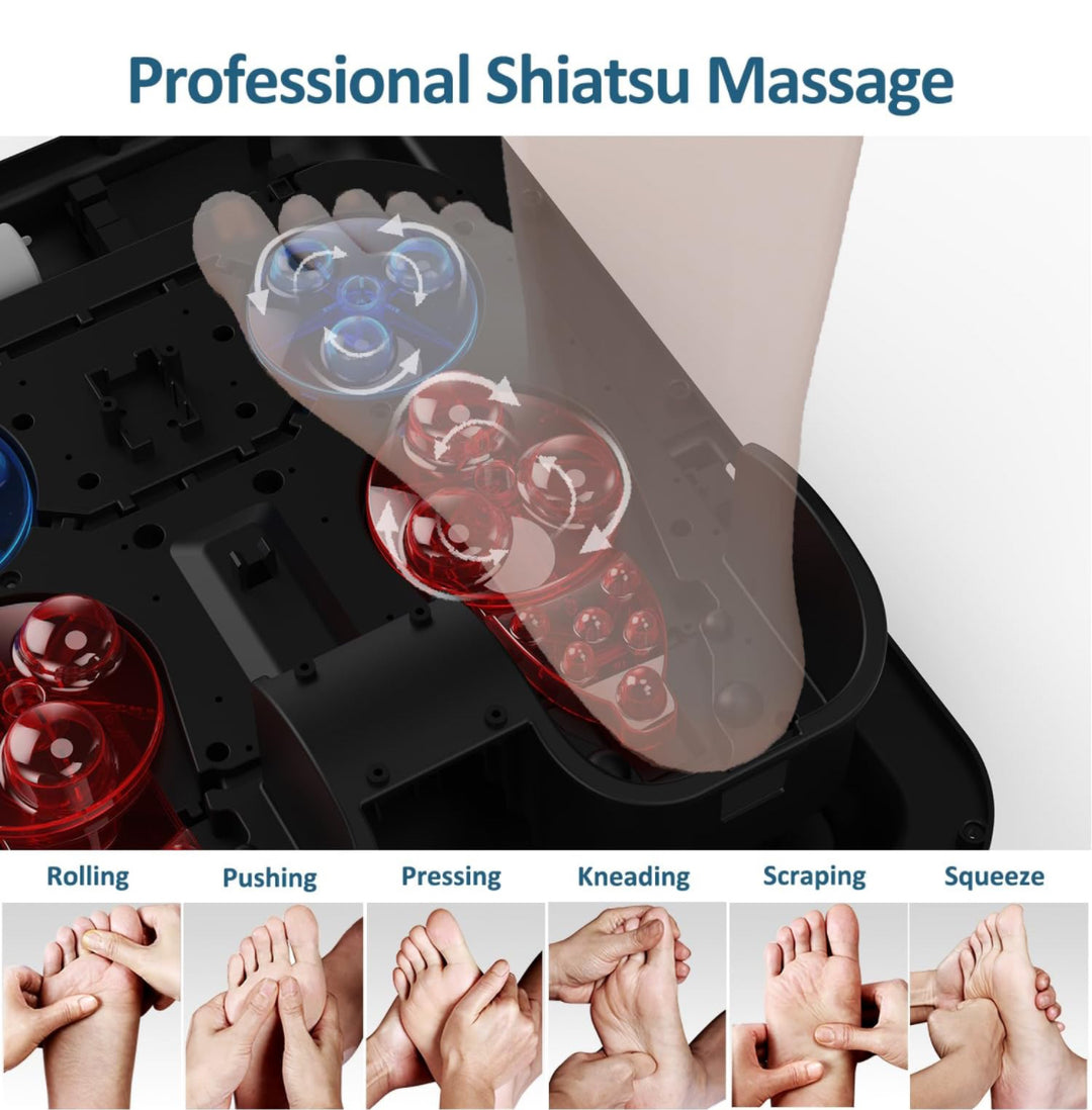 MOUNTRAX Foot Massager Machine with Heat