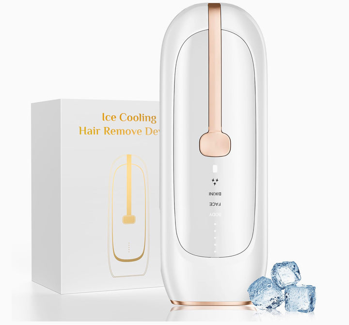 LUBEX Painless Sapphire Ice Cooling IPL Laser Hair Removal Device