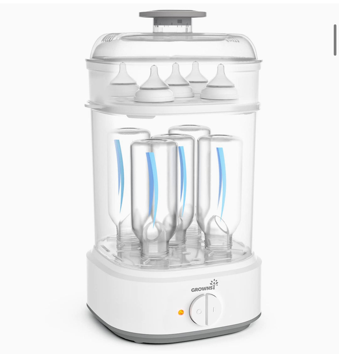 GROWNSY Baby Bottle Steam Sterilizer