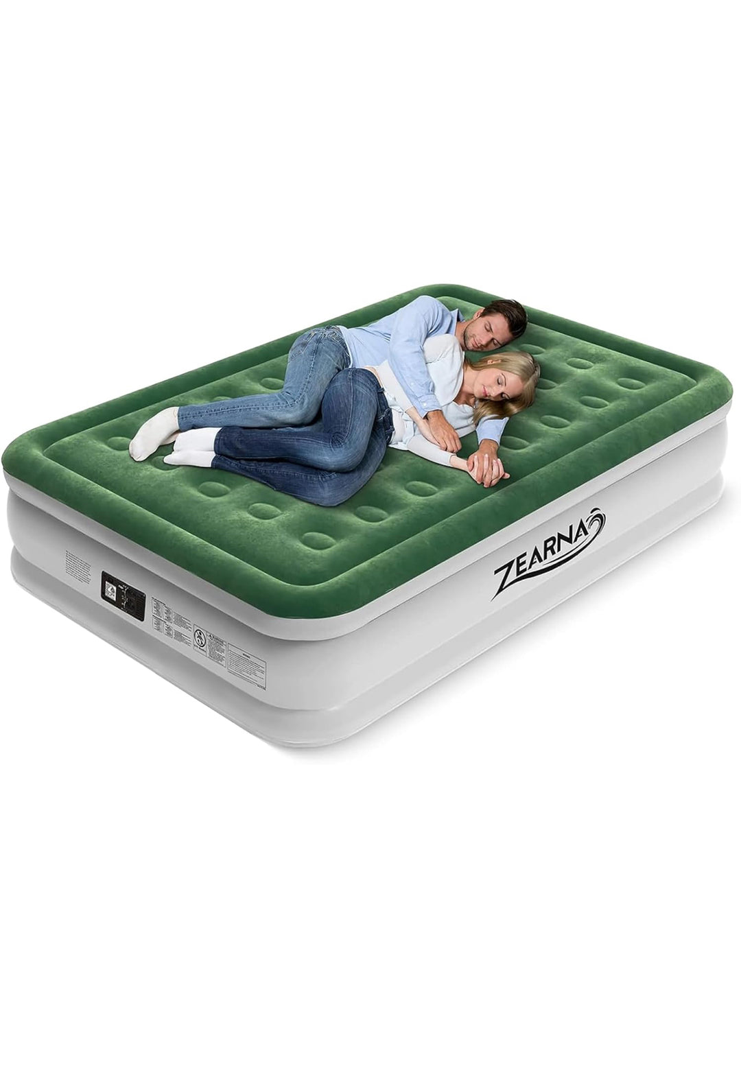 Zearna Air Mattress Queen with Built in Pump