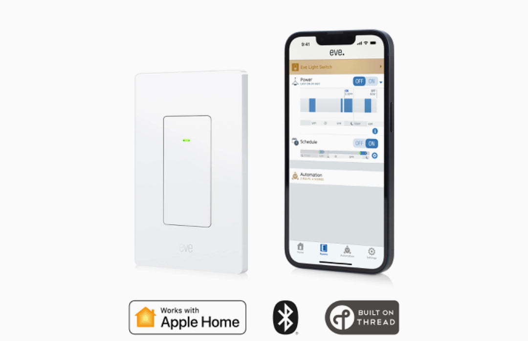 Eve Light Switch – Connected Wall Switch (Apple HomeKit)