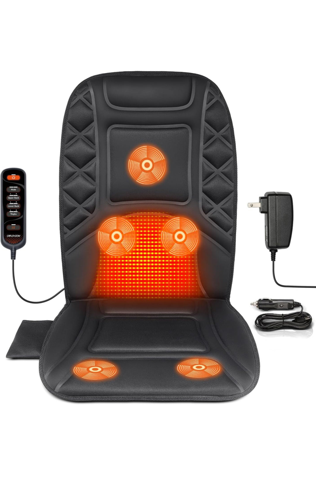 Carshion Massage Seat Cushion with Heat Back Massager