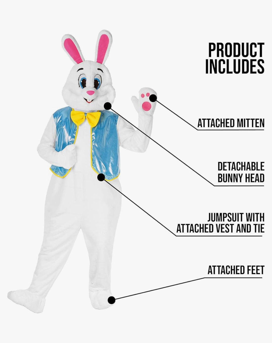 Morph Easter Bunny Costume Adult