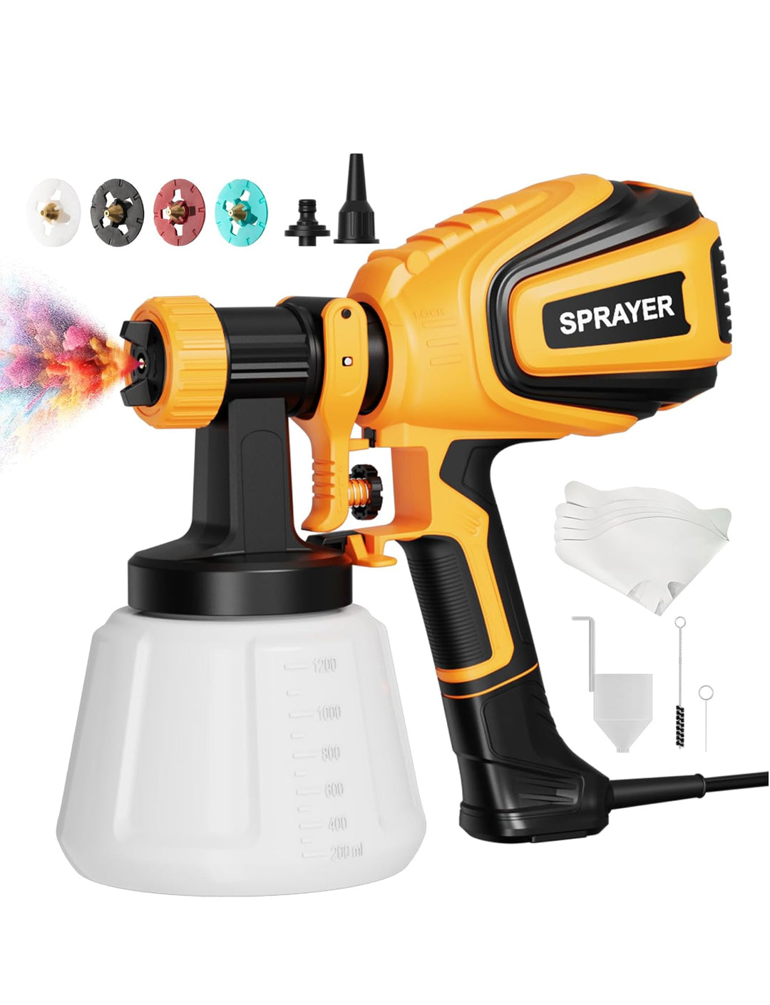 Pulendy Paint-Sprayer-700W-High-Power-Electric-Spray-Paint-Gun