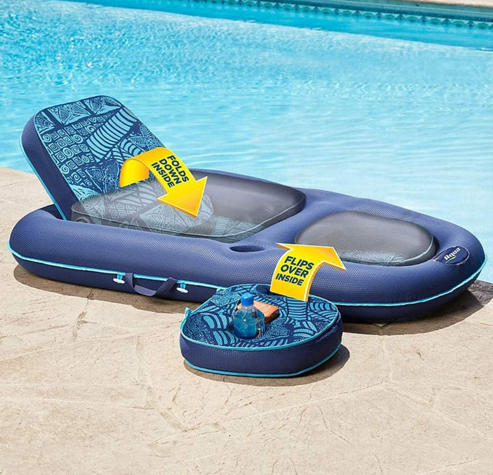 Aqua Campania Ultimate 2-in-1 Pool Float Lounge