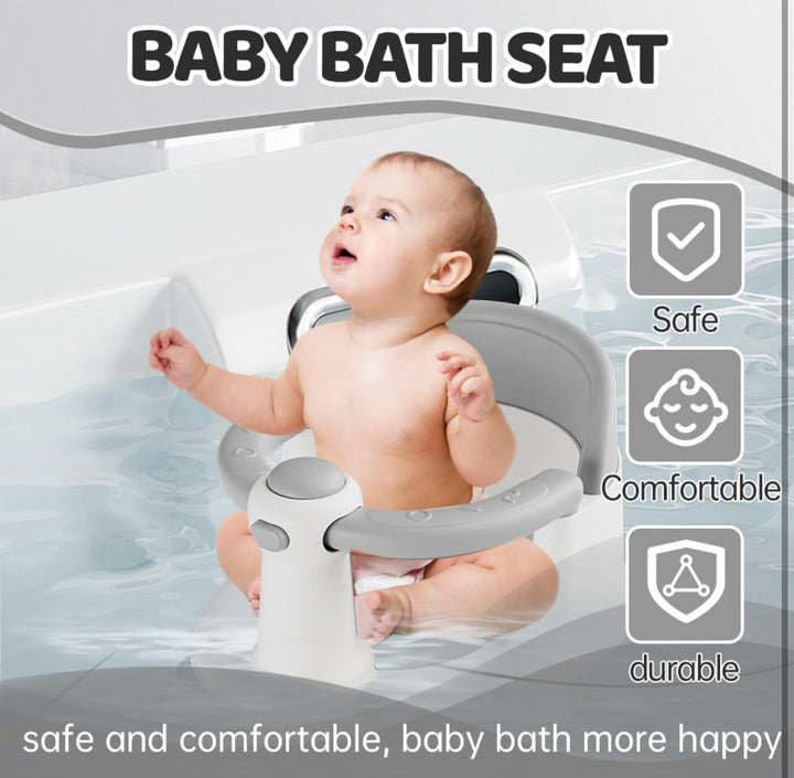 EASYFORALL Baby Bath Seat for Infant Toddler 6 Months and up