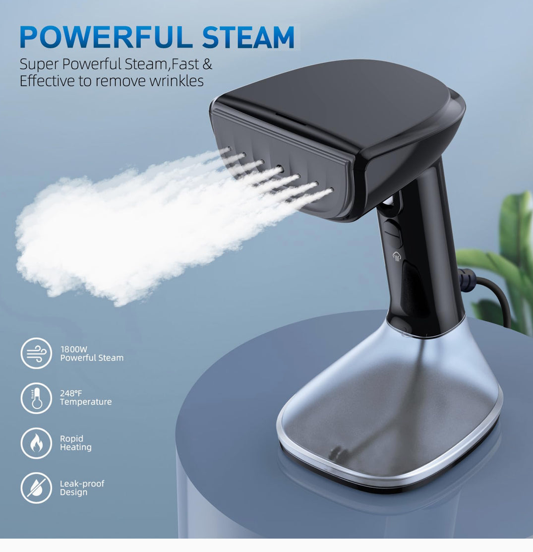 NTAYDZSW Steamer for Clothes -1800W with Wet/Dry Ironing Modes