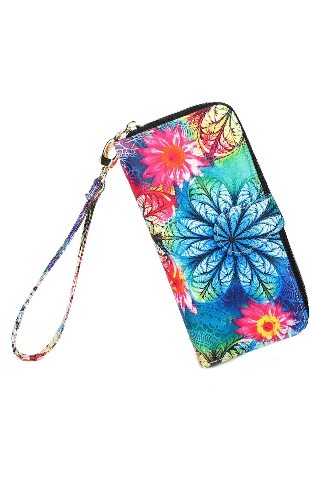 Loveshe Women's Boho RFID Wallet Clutch - Stylish, Spacious w/Wristlet