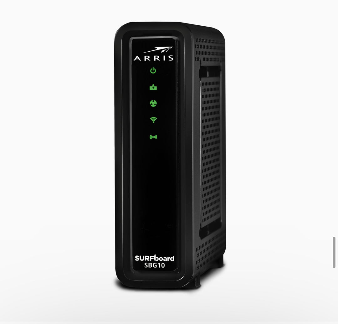 ARRIS SURFboard SBG10 DOCSIS 3.0 16 x 4 Gigabit Cable Modem & AC1600 Wi-Fi Router