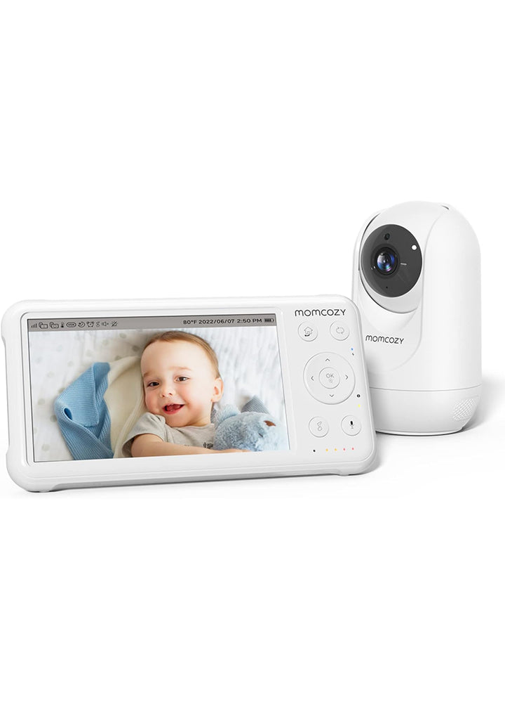 Momcozy Video Baby Monitor, 1080P 5" HD with Camera & Wall Mount, BM01