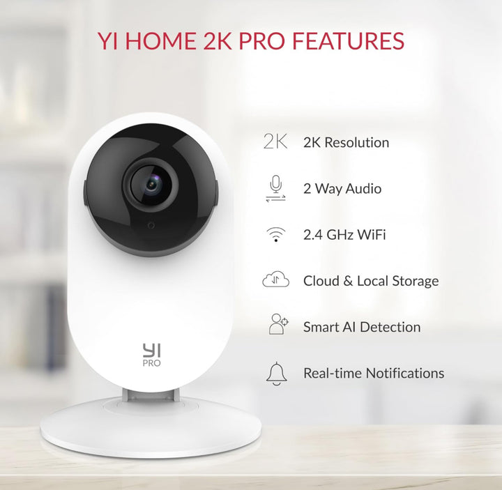 YI Pro 2K 4PC Home Security Camera