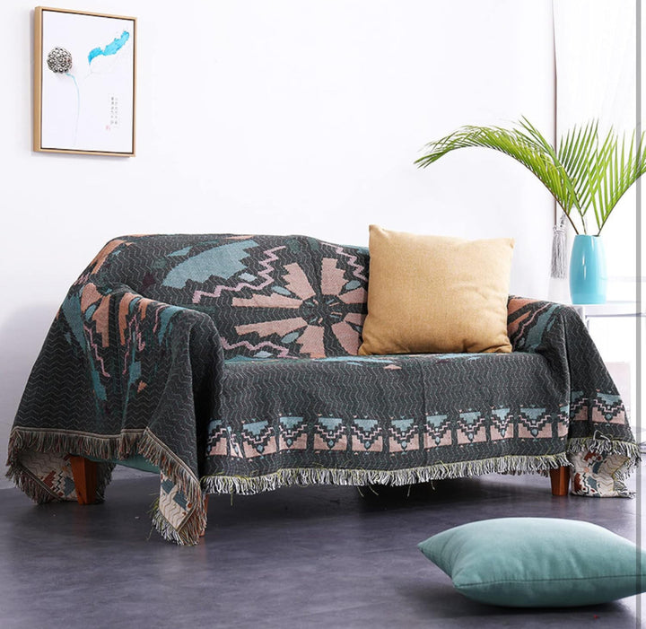 Your Moon Boho Blanket For Couch