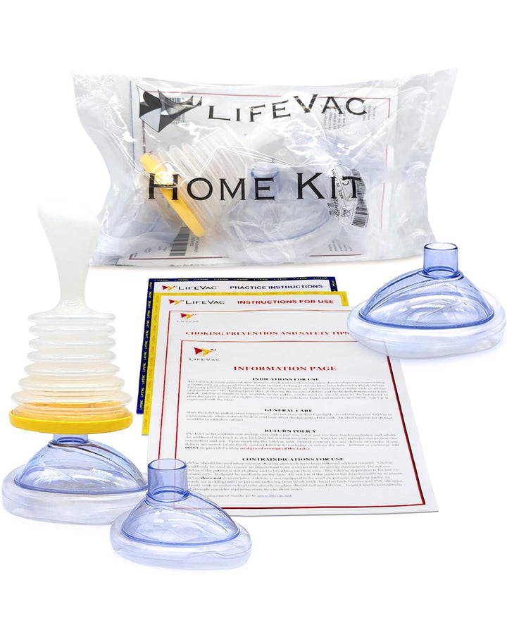 LifeVac Home Kit - Portable First Aid Airway Suction Device for Children and Adults