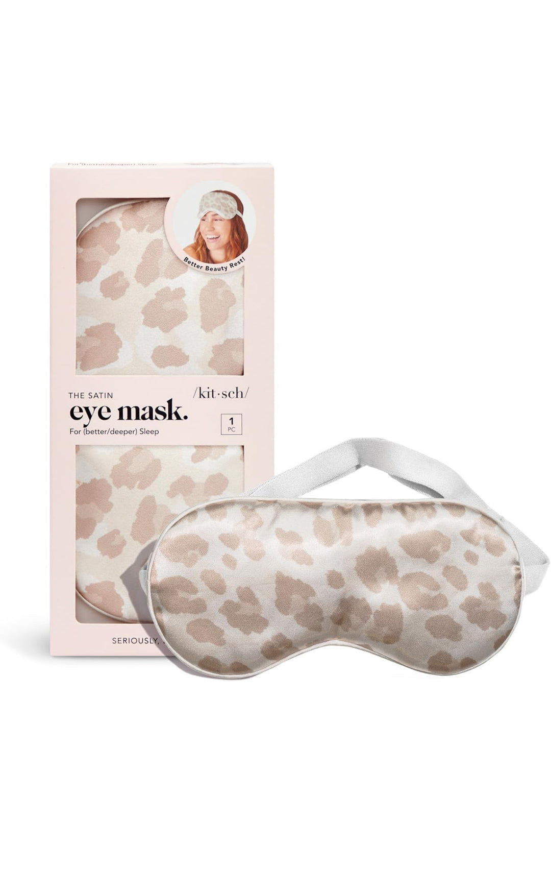 Kitsch Satin Eye Mask for Sleeping Women, Softer Than Silk Sleep