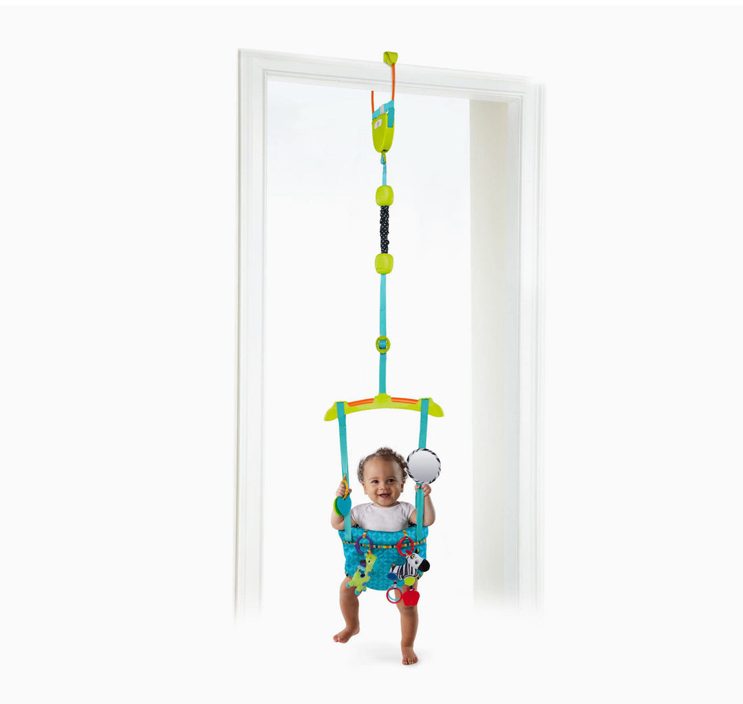 Bright Starts Bounce 'n Spring Deluxe Door Jumper for Baby with Adjustable Strap