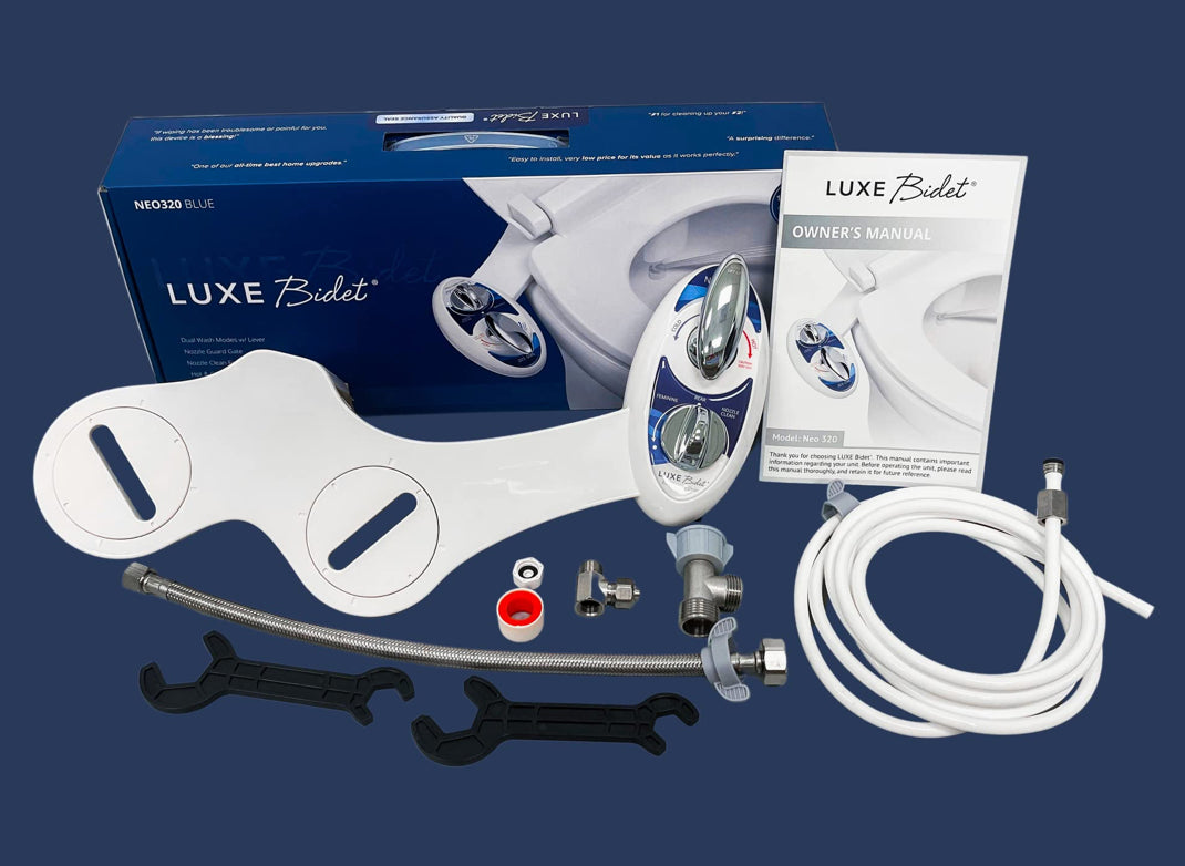 LUXE Bidet NEO 320 - Non-Electric Attachment for Toilet Seat