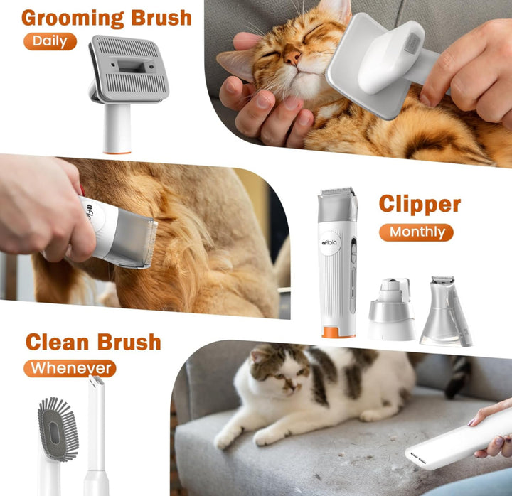 Afloia Dog Grooming Vacuum & Kit