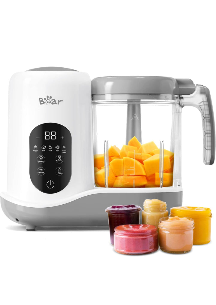 BEAR 2024 Baby Food Maker | One Step Baby Food Processor Steamer Puree Blender