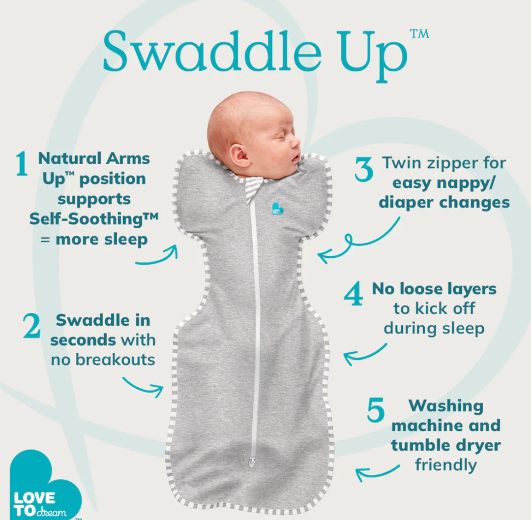 Love to Dream Newborn Swaddle in Gray