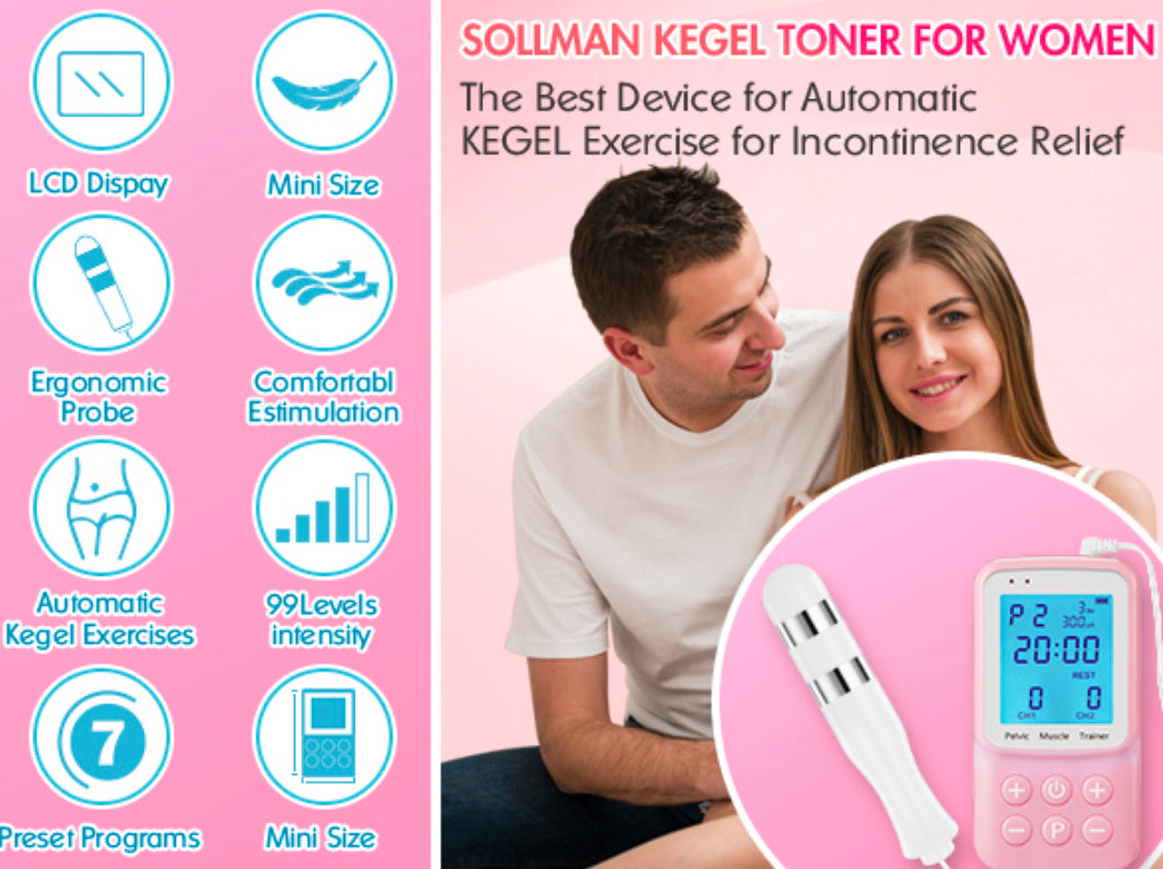 Sollman Kegel Exerciser Pelvic Floor Muscle Exerciser for Automatic Kegels