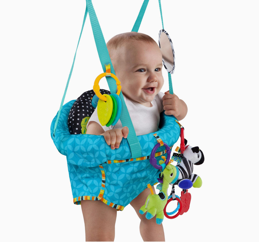 Bright Starts Bounce 'n Spring Deluxe Door Jumper for Baby with Adjustable Strap