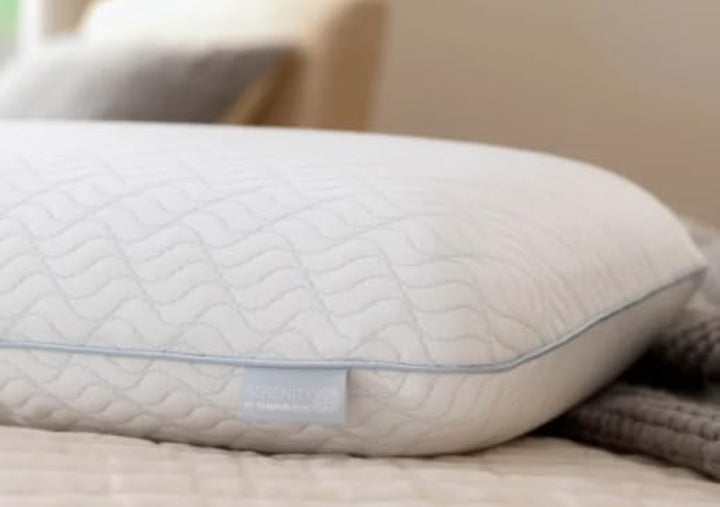 Serenity by tempurpedic Cooling Memory Foam Pillow – White