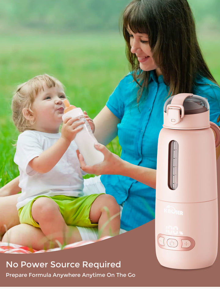 Knoier Baby Travel Essentials Portable Bottle Warmer