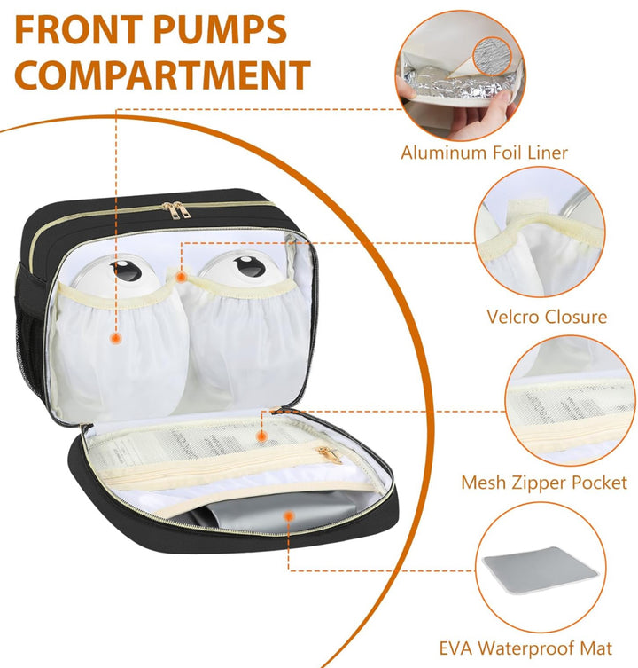 PIIOSER Breastmilk Cooler Bag with Ice Pack