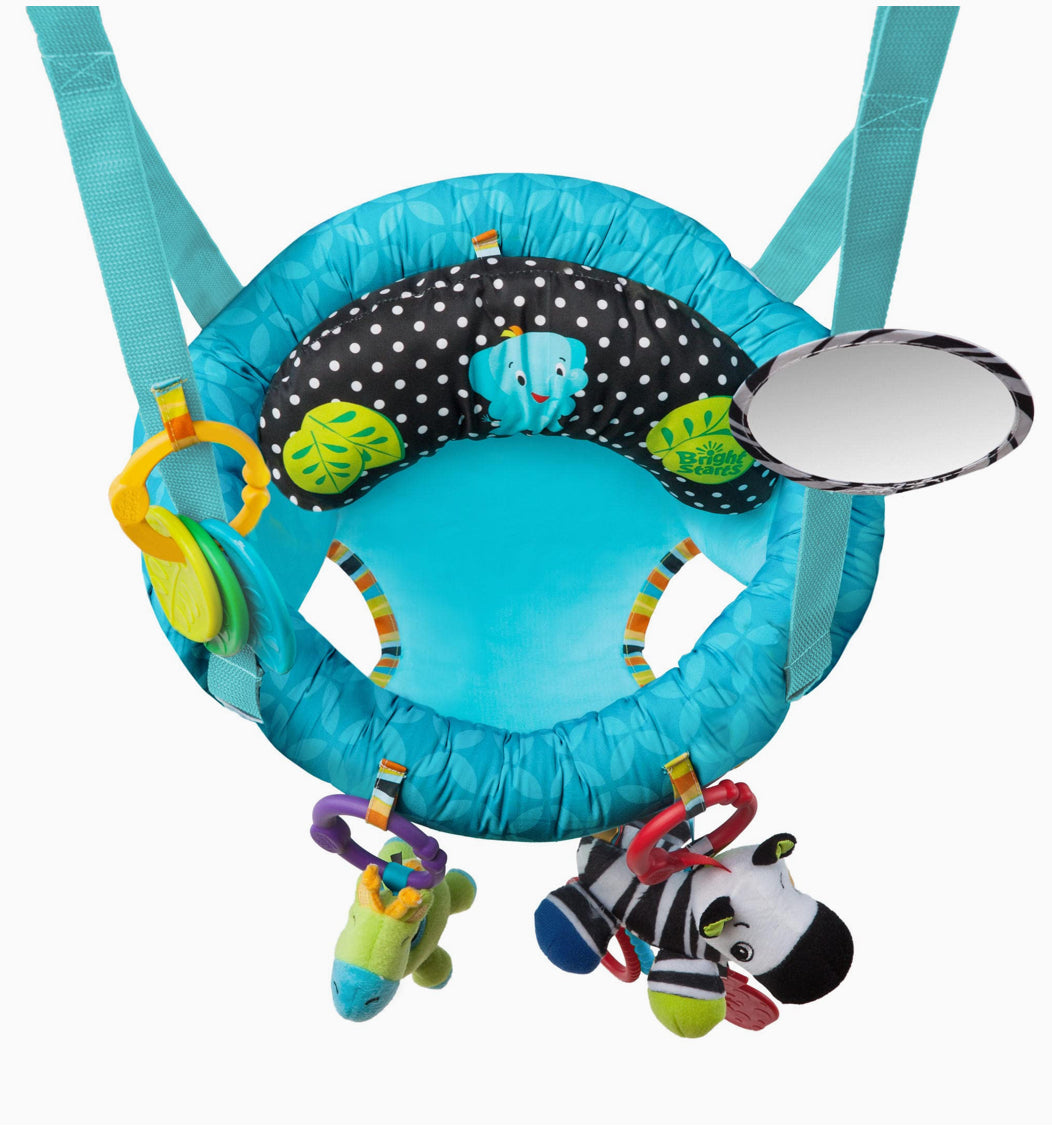 Bright Starts Bounce 'n Spring Deluxe Door Jumper for Baby with Adjustable Strap