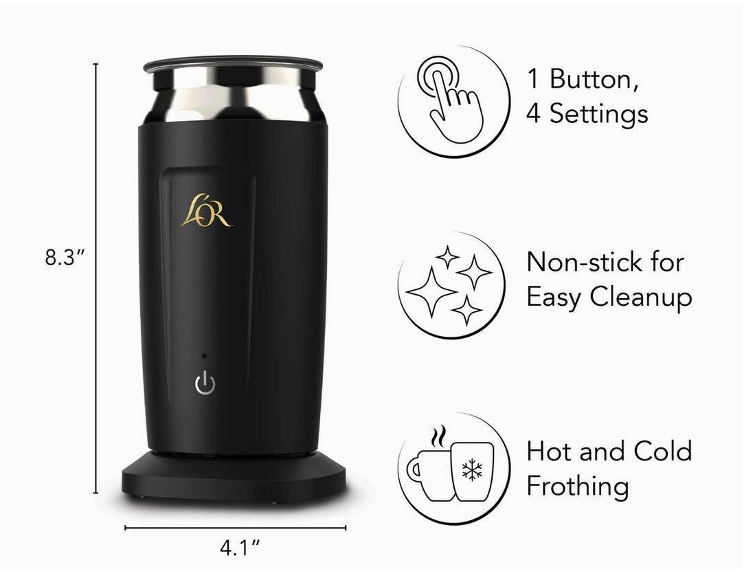 L’OR Barista Milk Frother and Steamer