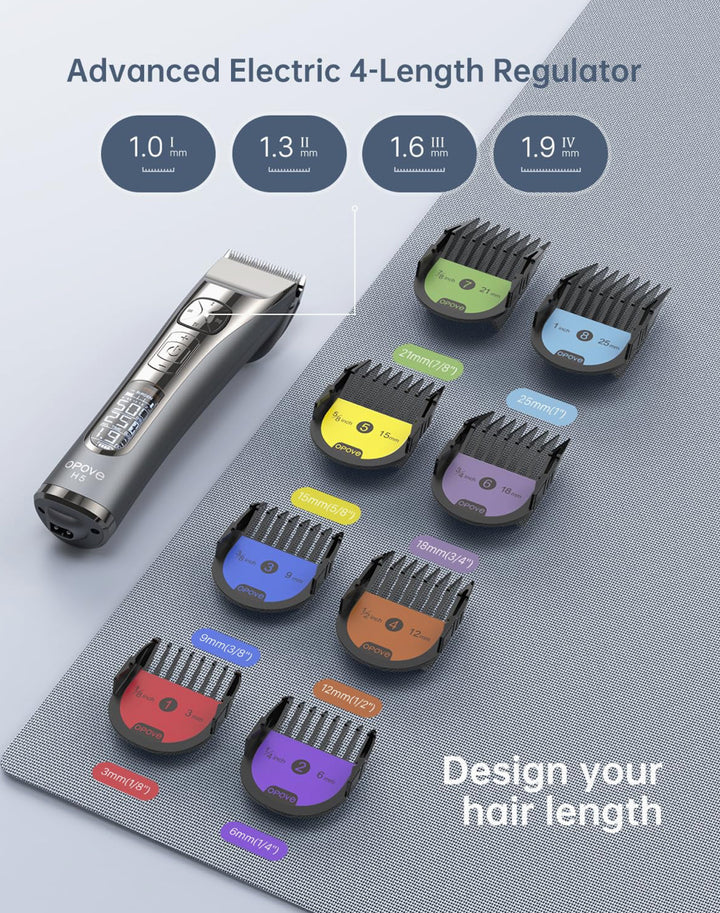 opove H5 Hair Clippers for Men, Professional Cordless Clippers