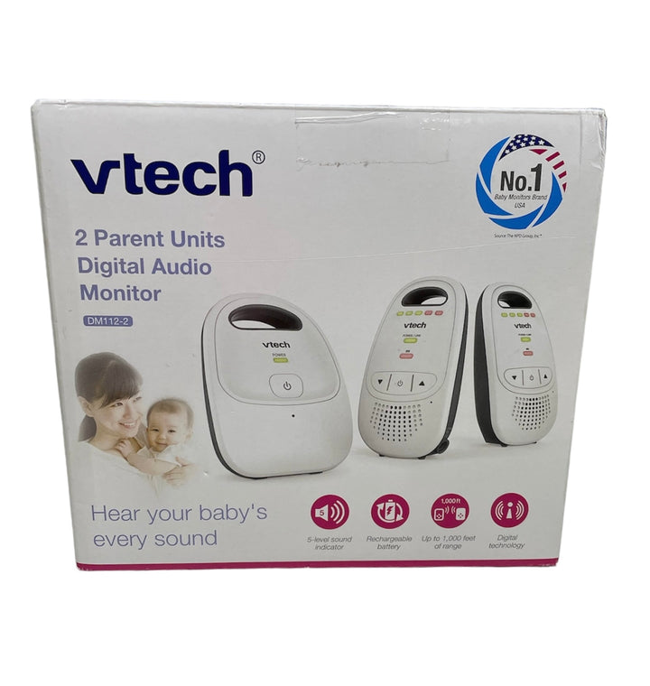 VTech 2 Parent Digital Audio Baby Monitor with Rechargeable Battery