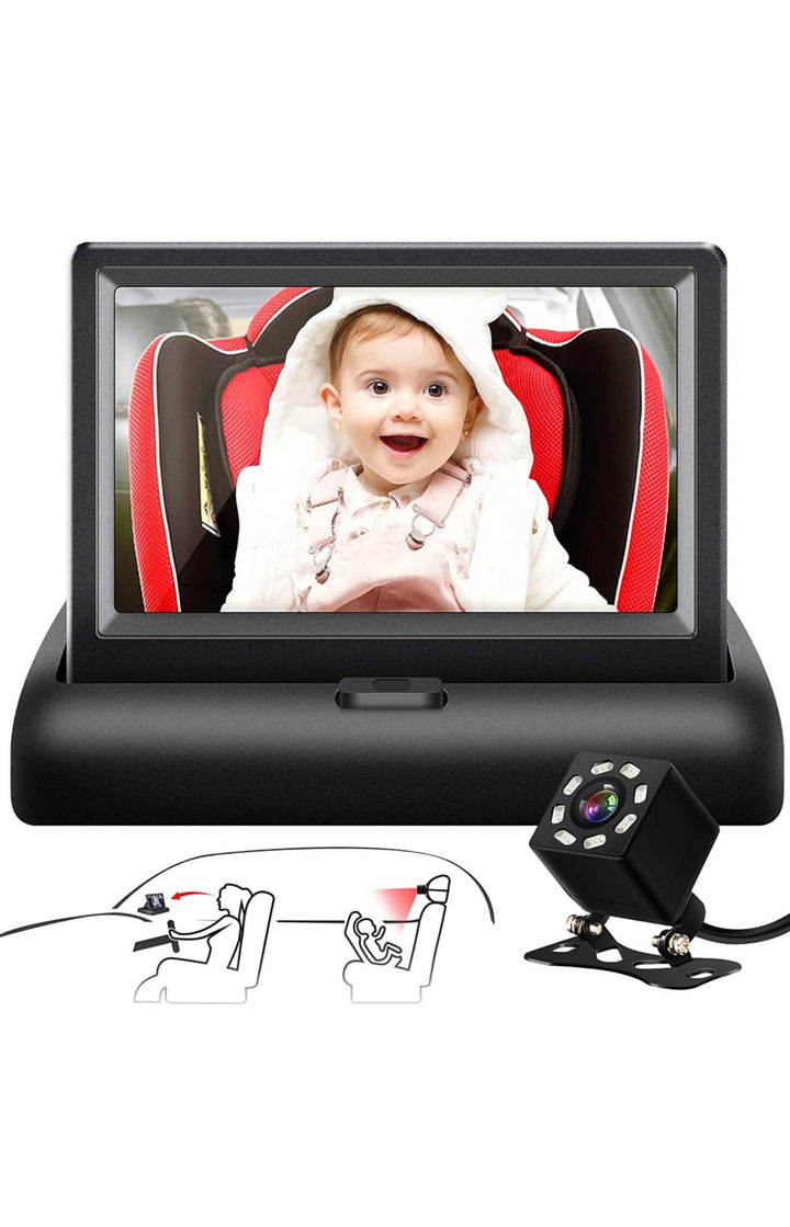 Shynerk Baby Car Camera, 4.3'' HD Night Vision Function