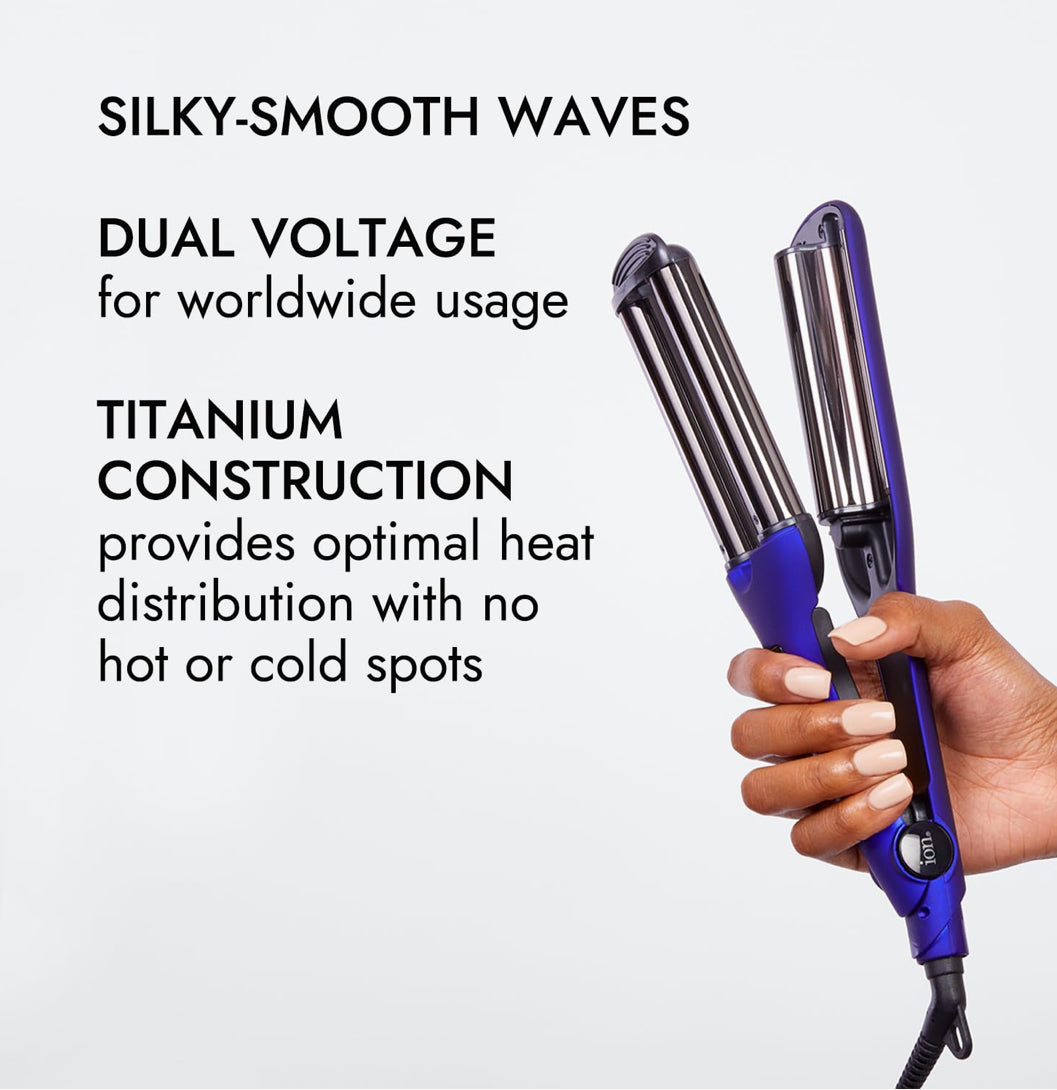 Ion Titanium Triple Barrel Waver