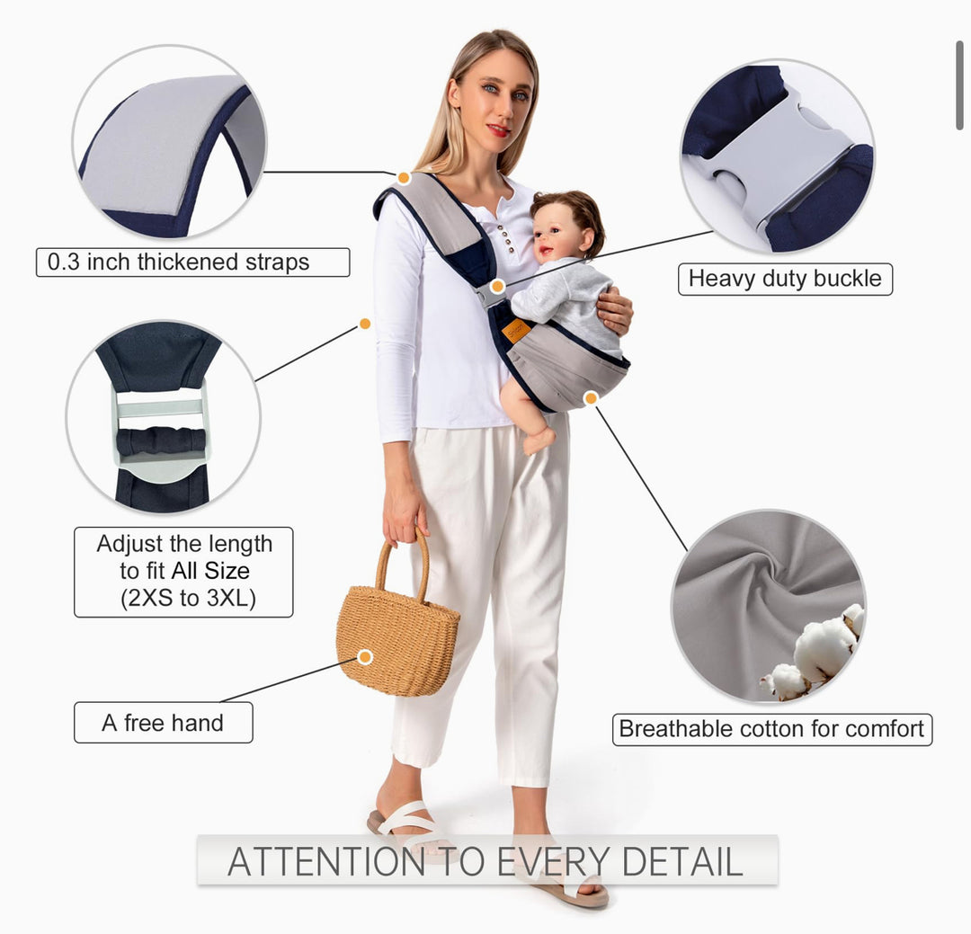 Shiaon Baby Sling Carrier Newborn to Toddler