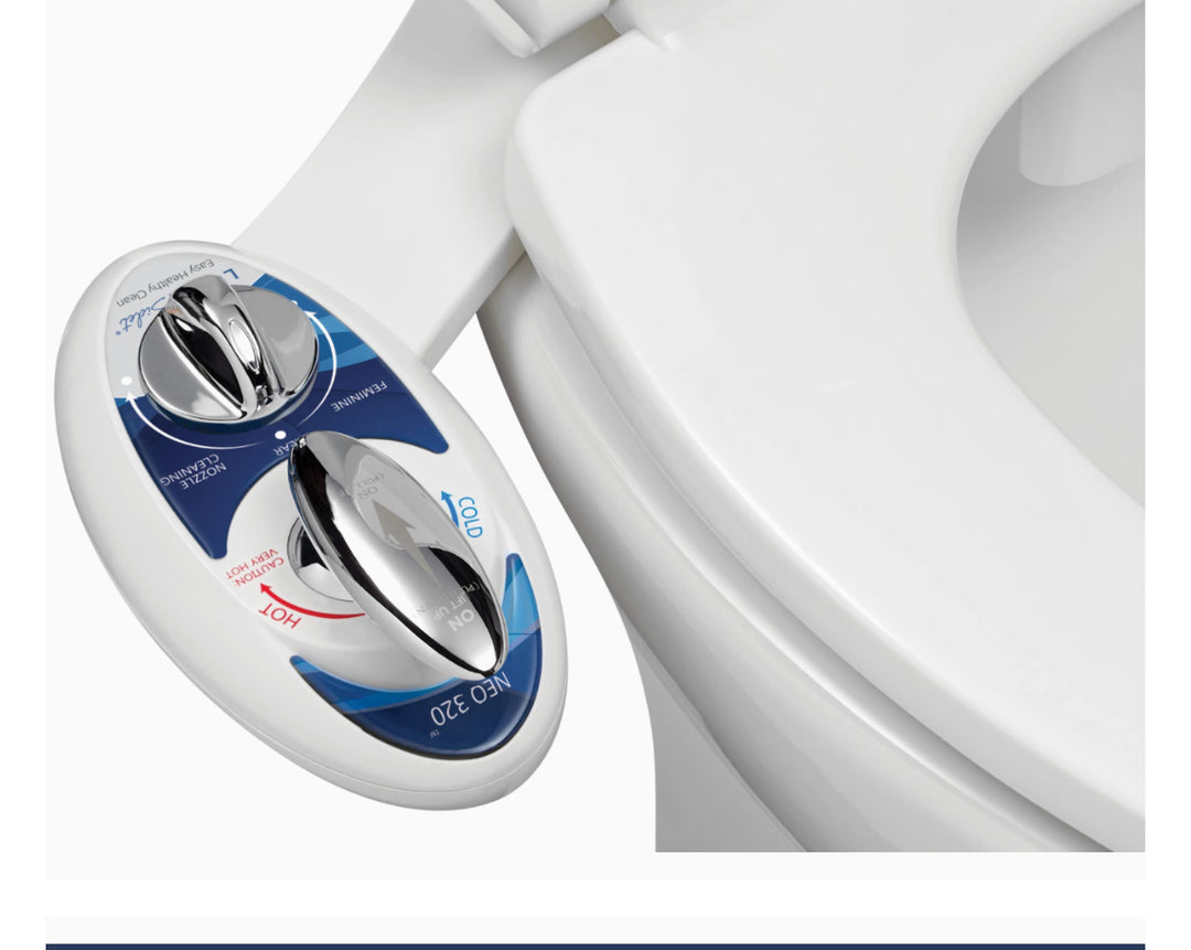 LUXE Bidet NEO 320 - Non-Electric Attachment for Toilet Seat