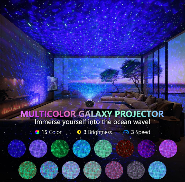 FlyEagle Galaxy Projector with Bluetooth Speaker